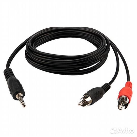 Кабель 3.5 jack-2RCA rexant 17-4202 1,5м черный