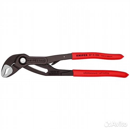 Клещи переставные Knipex Cobra.matic 2 дюйма 50мм фосфатированные 1-к ручки L-250мм