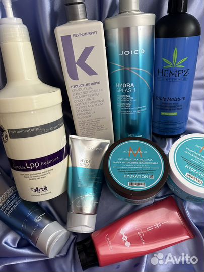 Маски на увлажнение hempz lebel joico moroccanoil