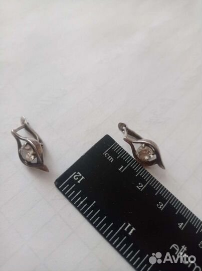 Серебряные серьги