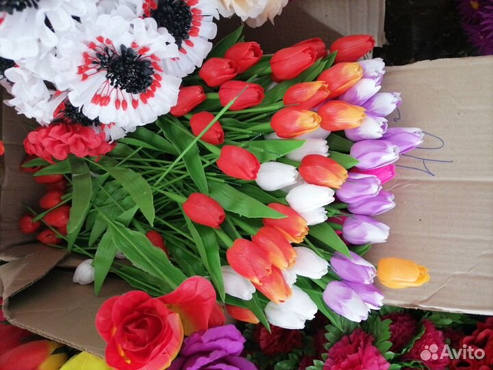 Цветы штучные