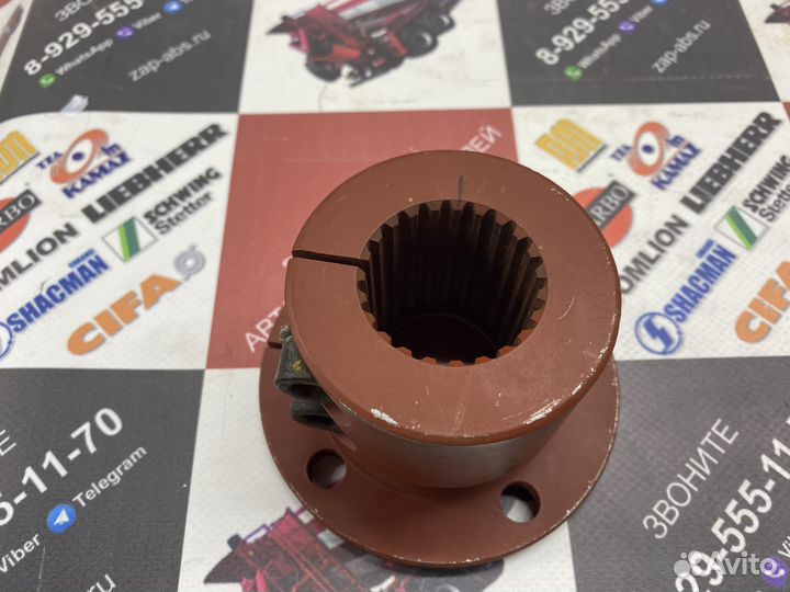 Фланец зажимной D-100 Z-23 4 отв. (50*62)