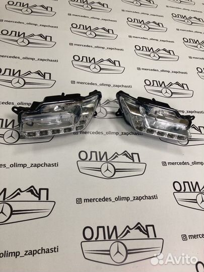 Дневные ходовые огни на Mercedes w212