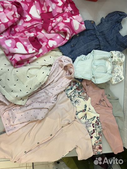 Пакет вещей для девочки 68 74