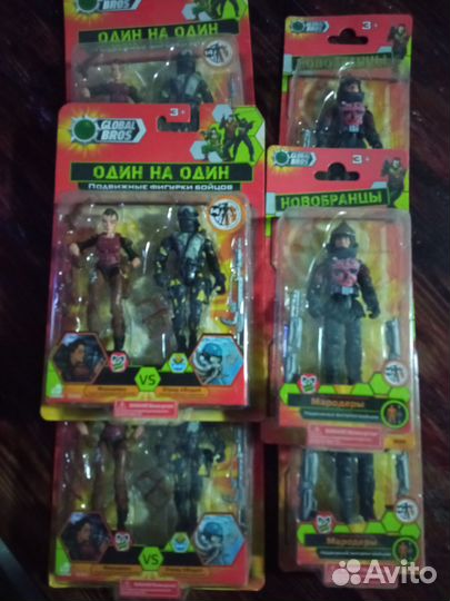 Игрушки Global Bros Герои (солдатик+аксессуары)