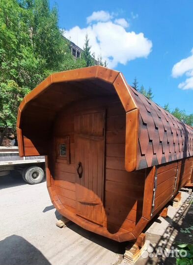 Баня бочка квадро бу