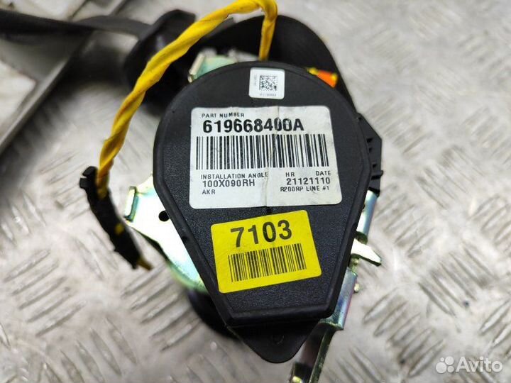 Ремень безопасности передний правый Chevrolet