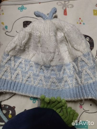 Шапки детские осень и зима 48-50 размер