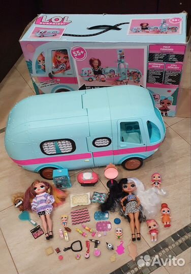 Глэмпер/ автобус лол с куклами lol/ l.o.l omg