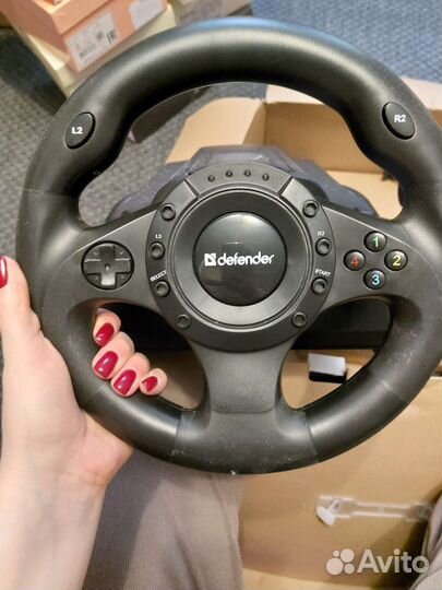 Игровой руль defender forsage drift gt