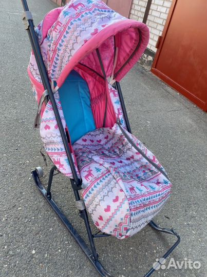 Коляска санки