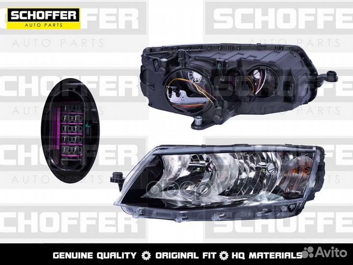 Фара левая Skoda Octavia (III 2013-2016)