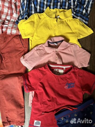 Вещи пакетом на мальчика 98 104