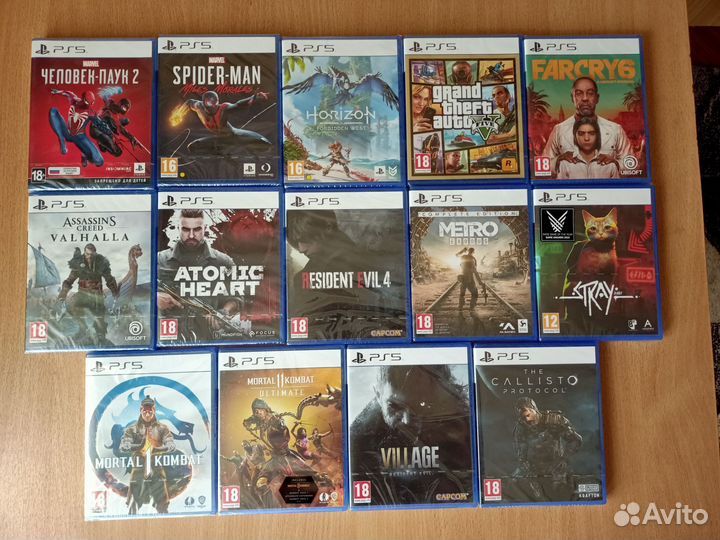 Игры для ps5 (новые запечатанные)