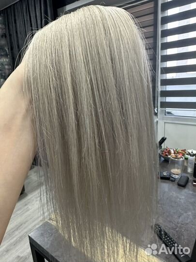Волосы для наращивания блонд бу