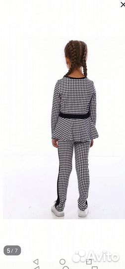 Костюм брючный для девочки 122-128