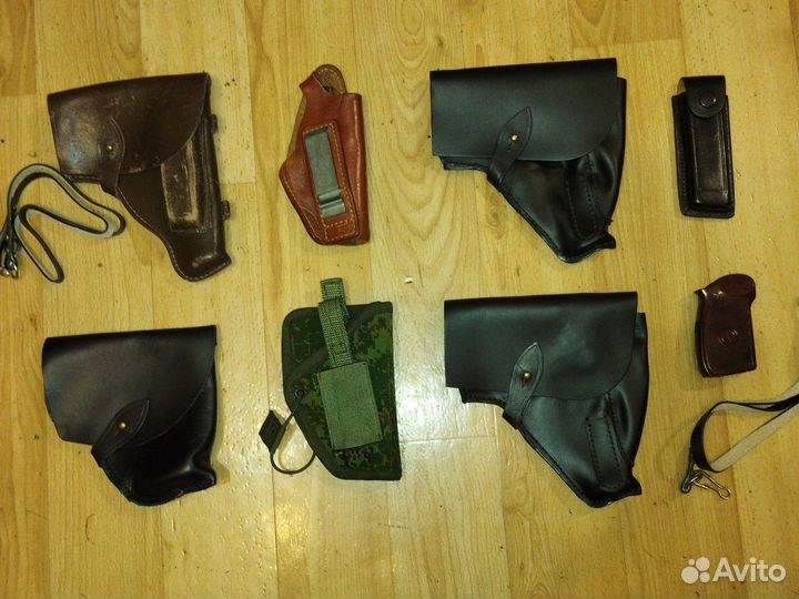 Кабуры кожаные, тактические пмм, пм, Оса. Подсумок