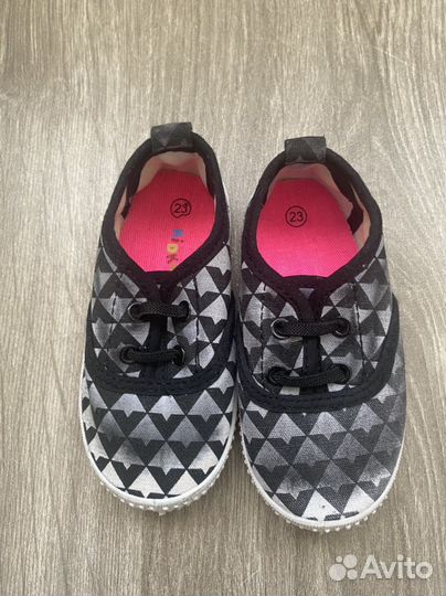 Кроссовки кеды слипоны тапочки размер 21-23