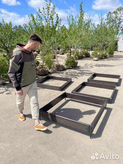 Грядка из дпк, 1х1 метр