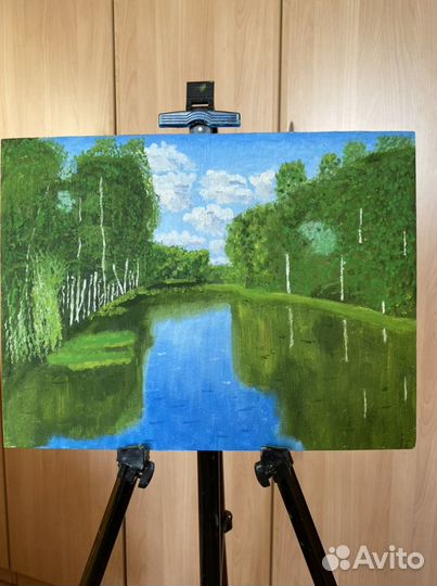 Картина маслом на холсте пейзаж