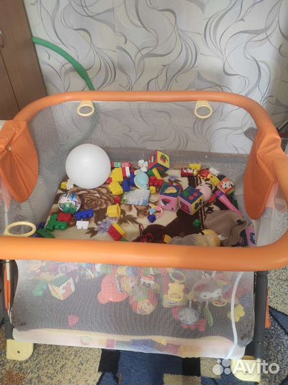 Большой детский манеж складной