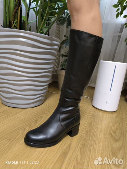 Сапоги натуральная кожа 37