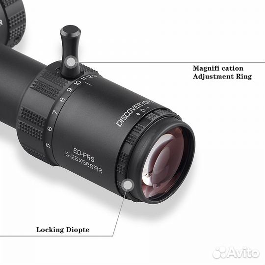 Прицел Discovery ED-PRS 5-25X56 sfir FFP