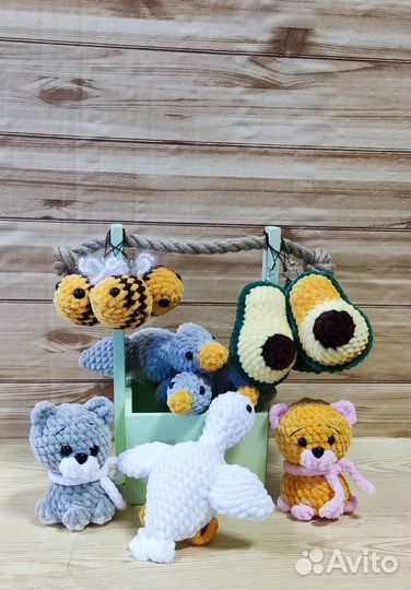 Вязаные игрушки ручной работы