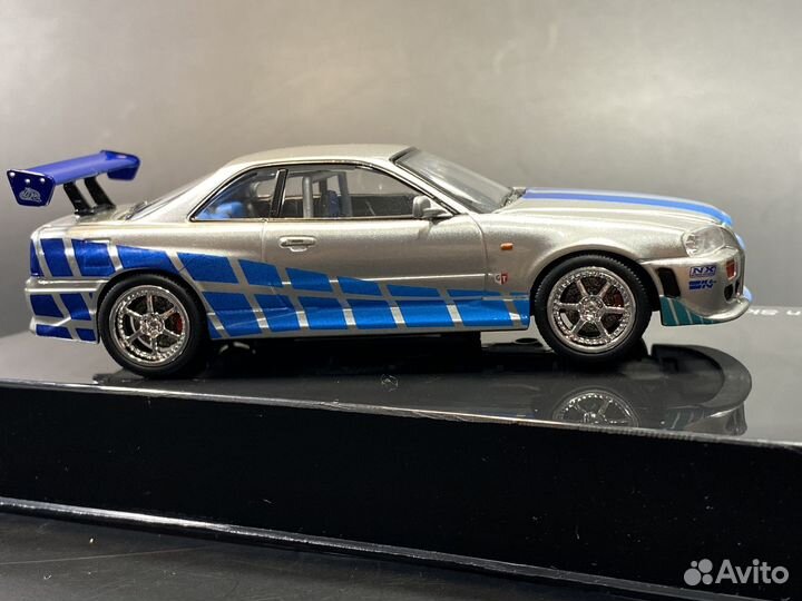 Nissan Skyline GT-R R34 Fast & Furious Форсаж 1 43