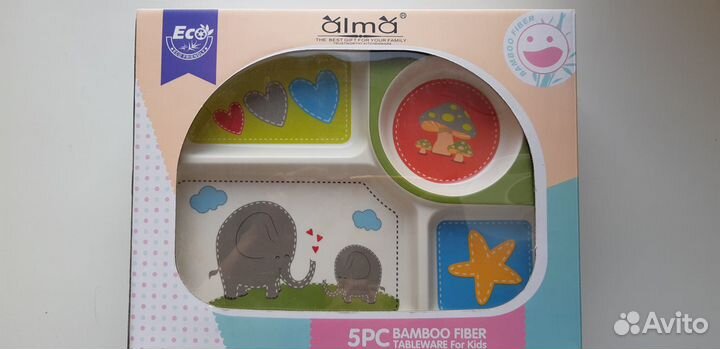 Бамбуковая посуда детская