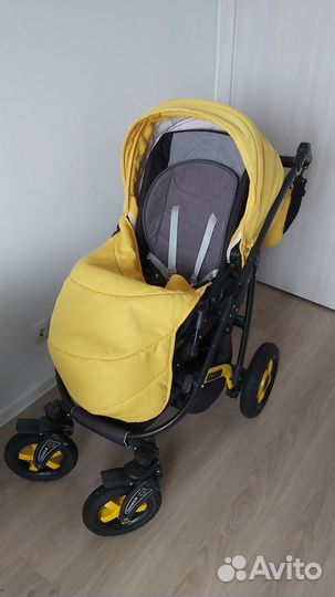 Коляска camarelo 3 в 1