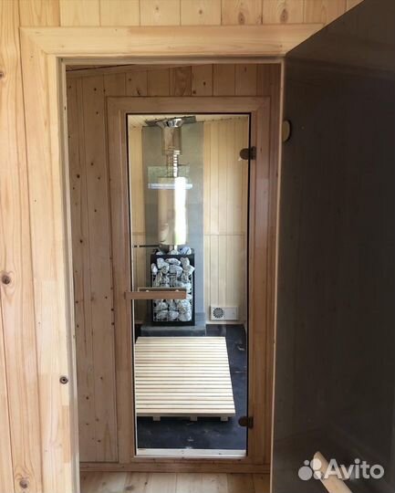 Баня каркасная