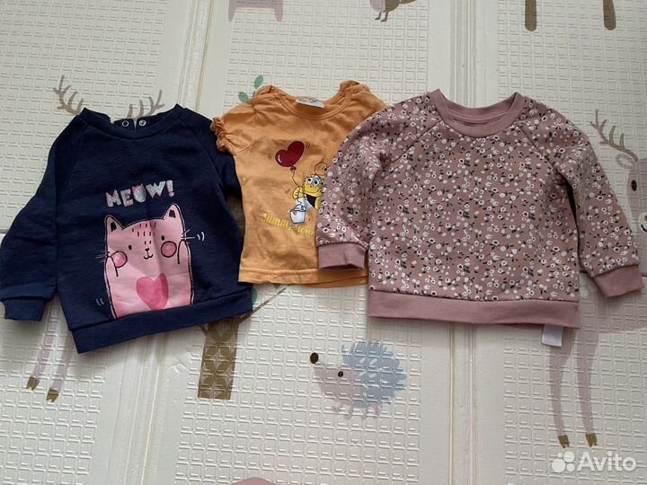 Пакет вещей на девочку 6-9 месяцев