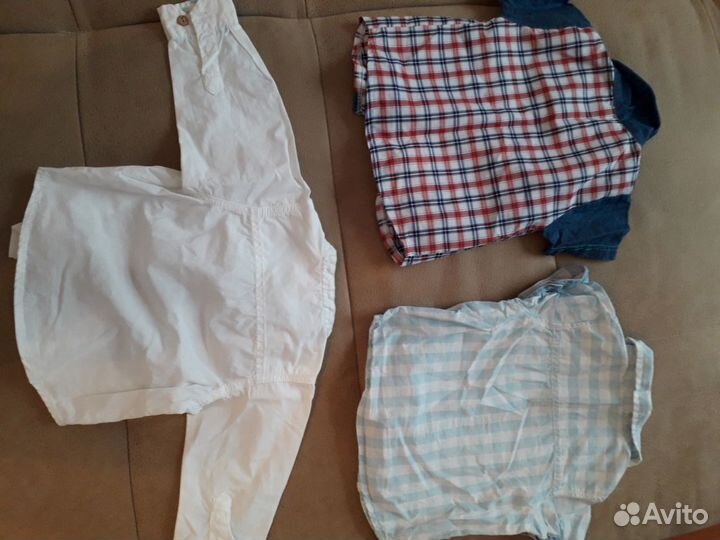 Детские рубашки (6 шт)
