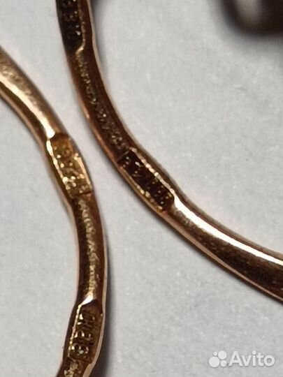 Золотые серьги СССР