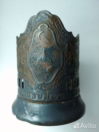 Подстаканник мельхиор Мнц Советский космос СССР