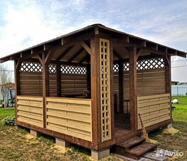 Шатер беседка пристрой
