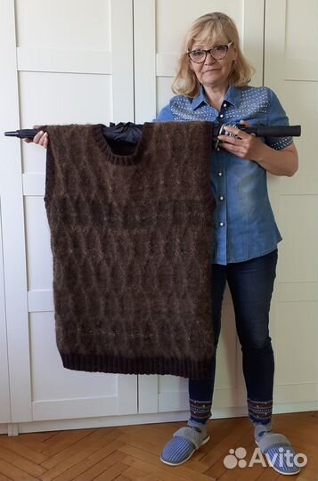 Жилетка из собачьей шерсти