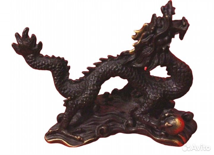 Дракон - Китайская статуэтка из Бронзы RU*311а