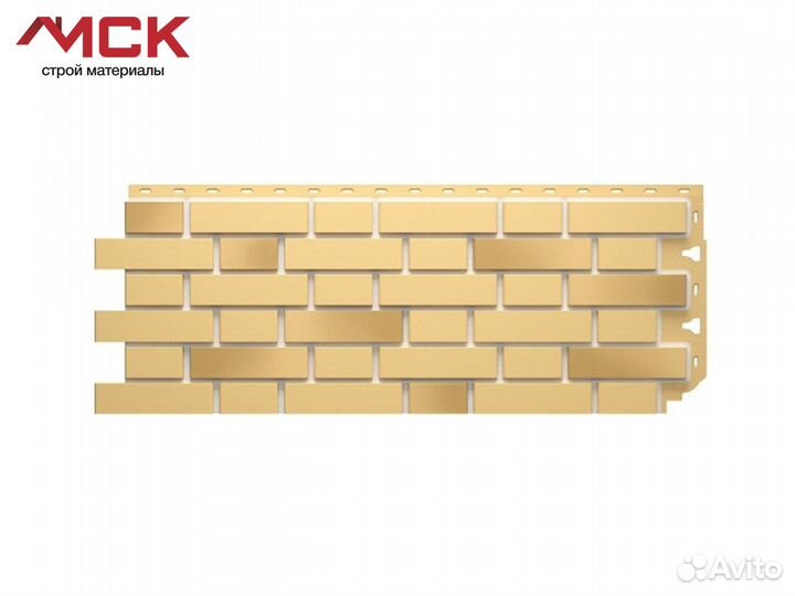 Фасадная панель Docke flemish Желтый жженый