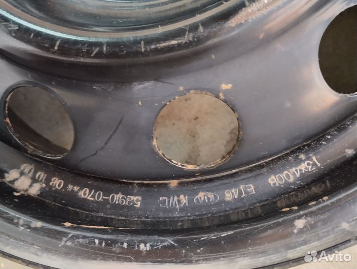 Заводские штампованные диски на Киа пикант r13