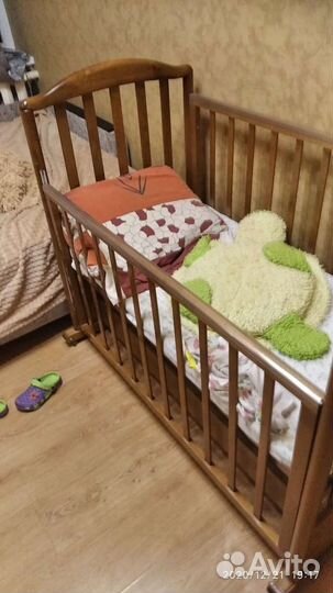 Детская кроватка качалка