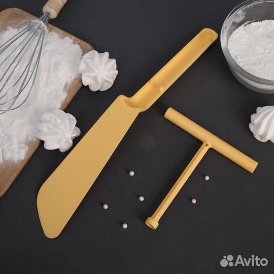Набор кулинарный, 2 предмета: лопатка для блинов 3