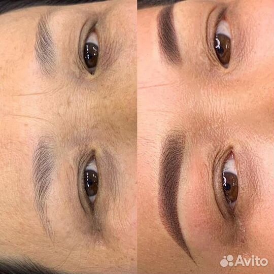 Перманентный макияж бровей губ и межресничка