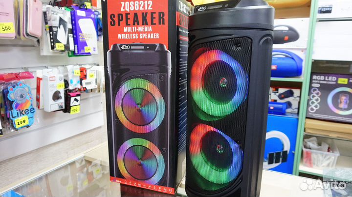 Блютуз Колонка Bluetooth ZQS-6212 Новая v.5