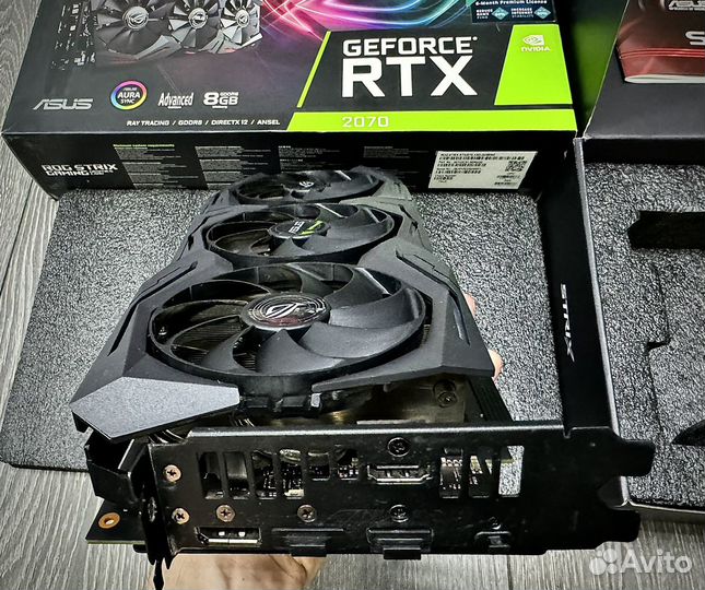 RTX 2070 Asus Rog Strix Gaming Advanced. Игровая