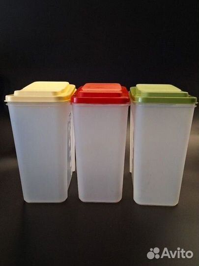 Контейнер для сыпучих продуктов 3 шт