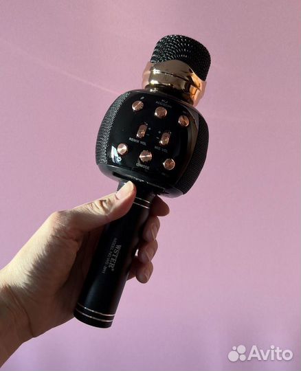 Беспроводной караоке микрофон Wster WS-2911, чёрны