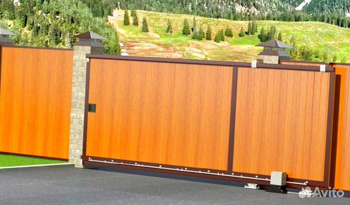 Ворота откатные заказать профессионально