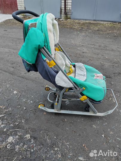 Сани коляска детские